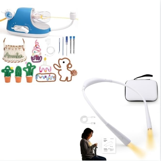 Caydo Automatic i Cord Knitting Machine Pro and Knitting Light with Storage Bag