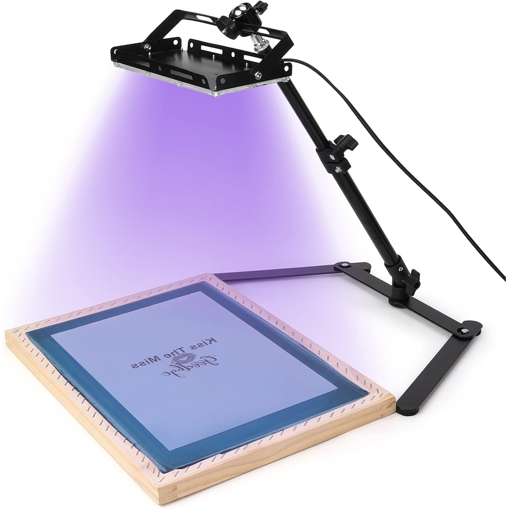 Caydo 20W LED UV Screen Printing Exposure Light and Light Stand with Instruction for Screen Printing Exposing Images and Cyanotypes