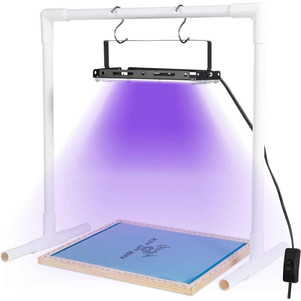 Caydo 20W LED UV Screen Printing Exposure Light and Light Stand for Screen Printing Exposing and Cyanotypes