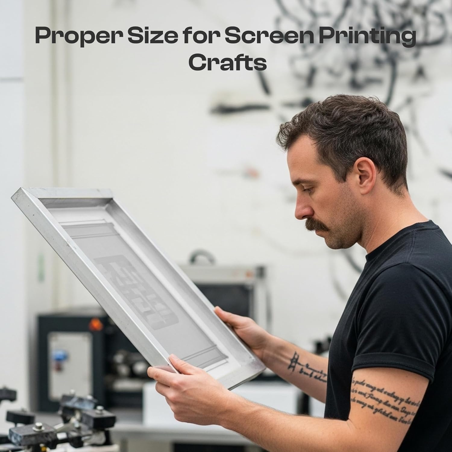 Caydo 6 Pieces 20 x 24 Inch Aluminum Silk Screen Printing Frames with 160 White Mesh for Screen Printing(10 x 14 Inch)
