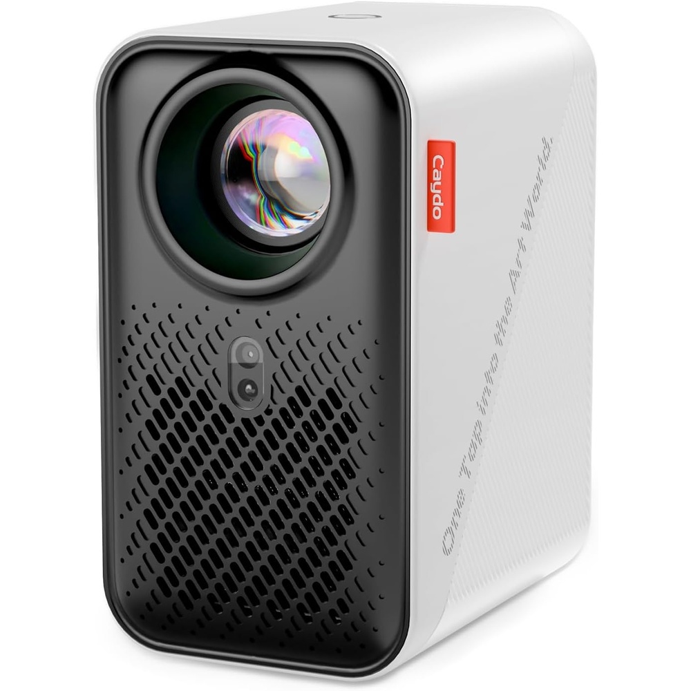 Caydo P1 Art Projector with Exclusive Drawing App for Artists, Portable Auto Focus & Keystone LED Projector for Drawing and Tracing, 4K Support, 100’’ Display, Compatible with iOS/Android, Upgraded(Pearl & Mist)