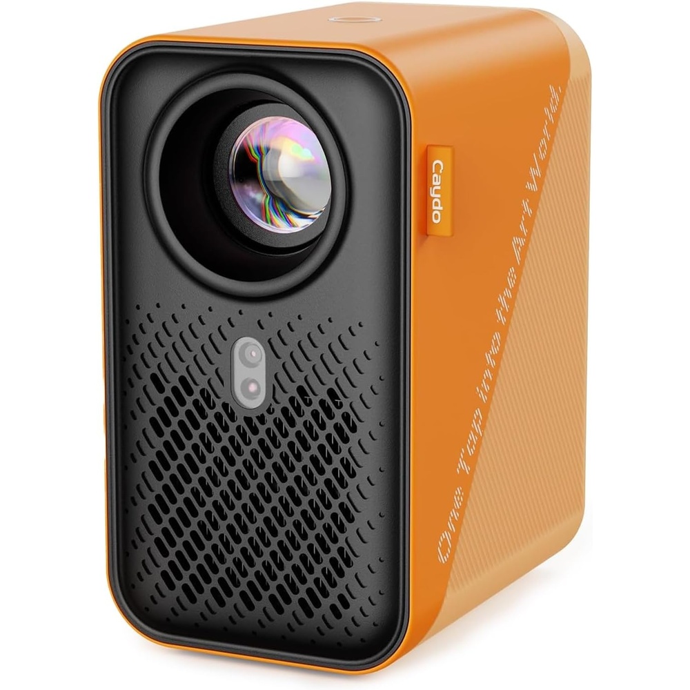 Caydo P1 Art Projector with Exclusive Drawing App for Artists, Portable Auto Focus & Keystone LED Projector for Drawing and Tracing, 4K Support, 100’’ Display, Compatible with iOS/Android, Upgraded(Amber & Honey)